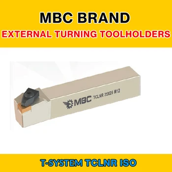 

TCLNR 003 ISO T-SYSTEM EXTERNAL TURNING TOOLHOLDERS LEFT/RIGHT TCLNR 25X25 M12