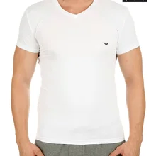 Футболка с v-образным вырезом и v-образным вырезом, Повседневная футболка для мужчин, бренд Linnen's, хлопок, 110810 CC729