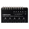 5-in 5-out audio signal selection mixing splitter  output independent volume adjustment RCA interface 2