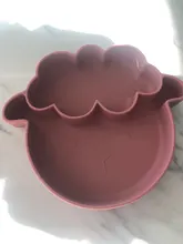 Juego de cuencos de alimentación de bebé en forma de oveja, plato de silicona de grado alimenticio, tazón de succión, alimentación de bebé, sin BPA, vajilla infantil impermeable, 5 uds.