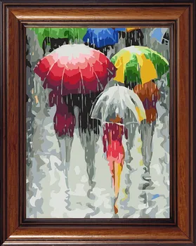 

Umbrellas, picture by numbers color kit ce227