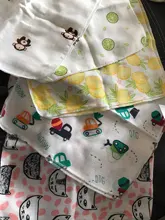 Toalla infantil de muselina para bebé, pañuelos de dos capas, toalla de 6 capas, de algodón, tejido denso, de 5 a 10 Uds.