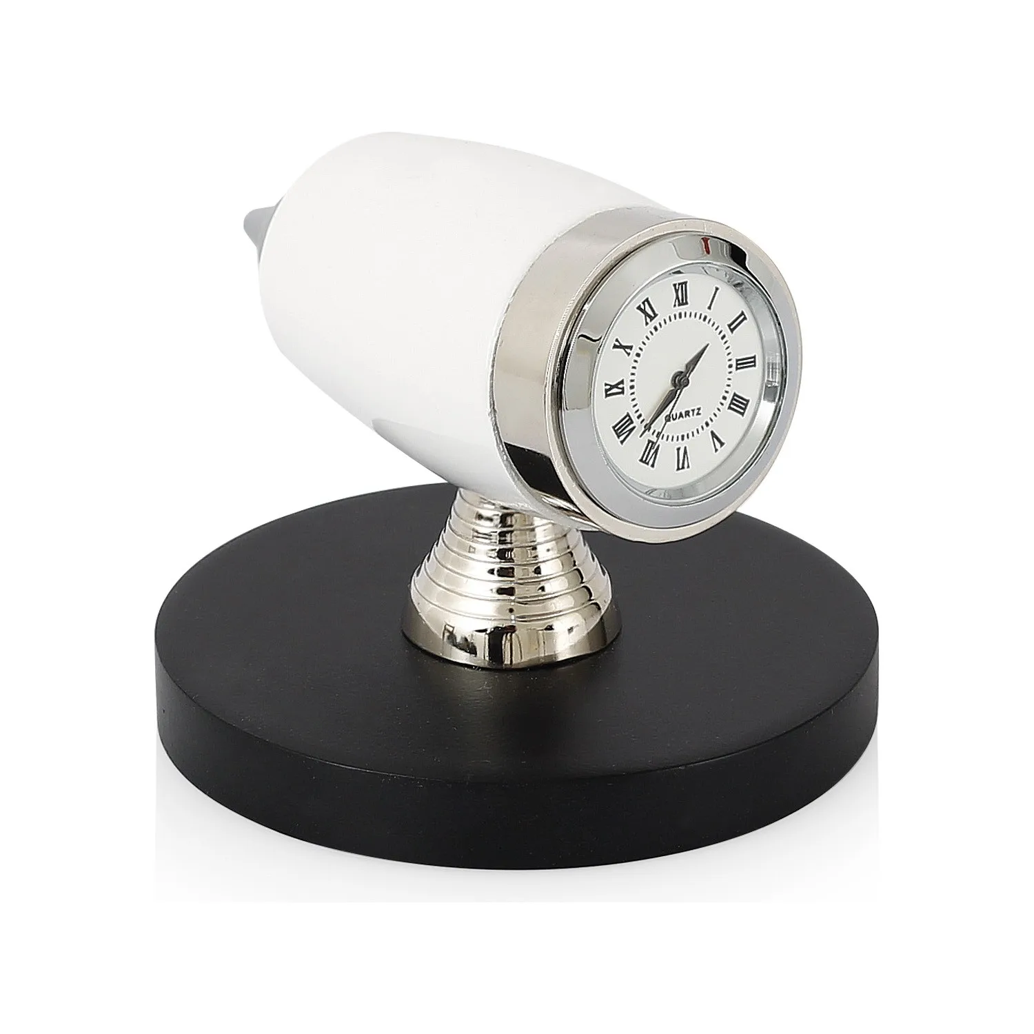 

Aircraft Engine Themed Classic Clock Office Table Top Accessory Stylish Aesthetic Sturdy Desk Clock Ideal for Gifting