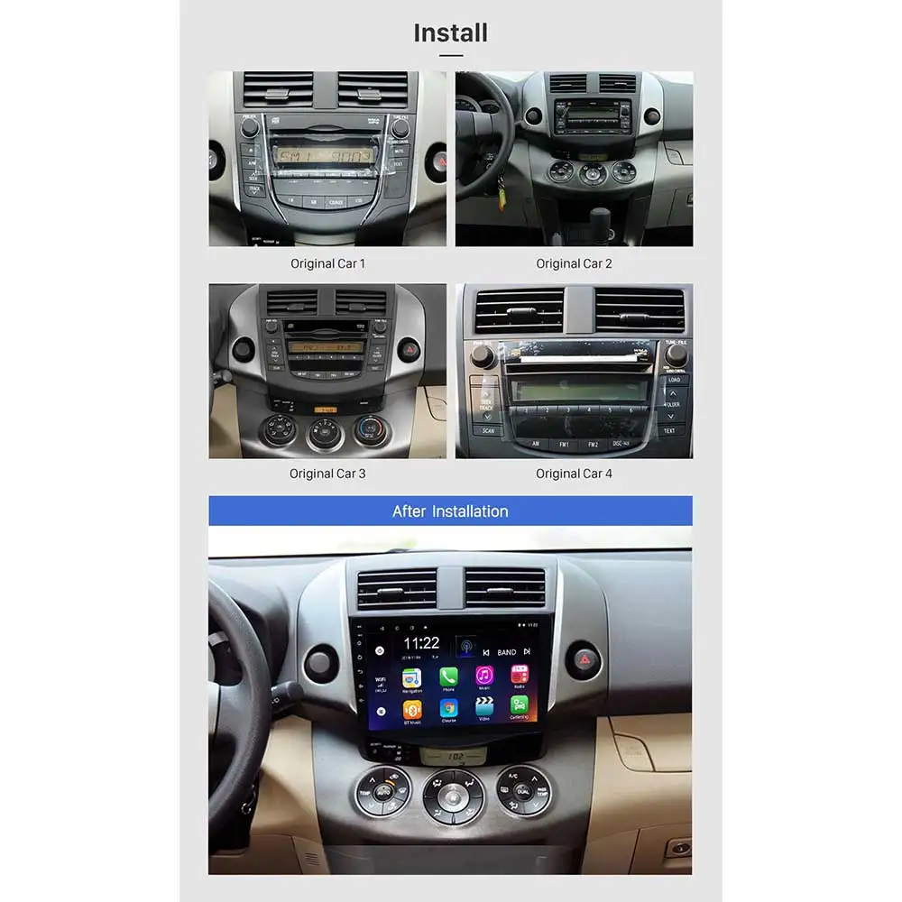 Lionet gps навигация для автомобиля Toyota RAV4 2007-2013 9 дюймов RT1014X