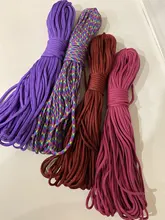 YoouPara-Cuerda de Paracord 250, 550 colores, tipo III, 7, soporte, 100 pies, 50 pies, kit de supervivencia