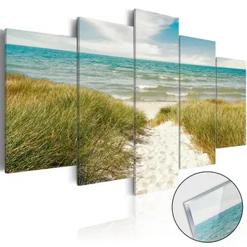 

Glass acrylic paintings-Sea Melody [Glass] - 200x100 cm