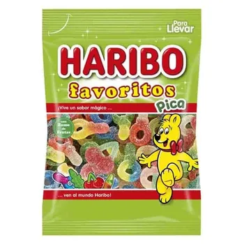 

Favorite Haribo treats itches 90 gr. With fruit juice