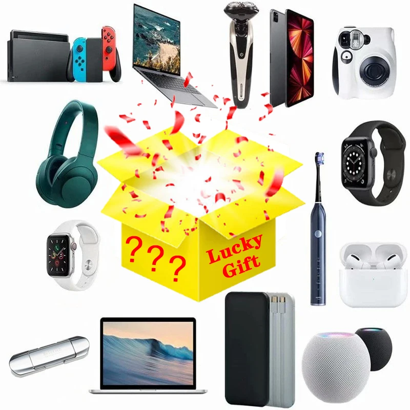 New Lucky Mystery Boxes 100% Winning High Quality Surprise Gift Blind Box Random Digital Product Christmas Gift