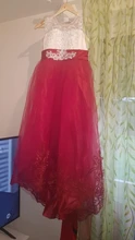 Niña en rojo de encaje bordado Navidad vestido de fiesta de cumpleaños boda Vestido Formal vestidos infantiles para niñas adolescentes ropa 6 14 años