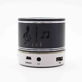 

Portable cylinder Blutooth Mini speaker for mobile PC computer connection port USV and Jack connector