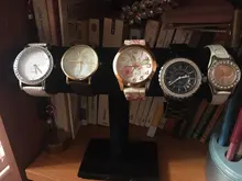 Pulsera de terciopelo negro reloj de cadena barra en T soporte de exhibición duro de joyería soporte organizador de joyería soporte de exhibición duro