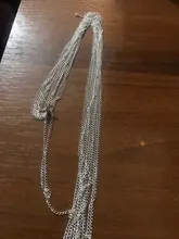 Cadena de Metal para collar, 5 m/lote, 0,6x2x3mm, 7 colores, para pulseras, accesorios, cadena de eslabones de Metal para fabricación de joyas