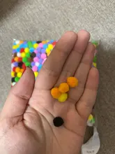 Pompones redondos y suaves de 10mm para niños y niñas, bola artesanal y mullido de 1000 Uds., pompones de colores mezclados, juguetes artesanales para guardería