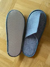 Zapatillas de Interior para invitados de casa para hombre y mujer, suministros desechables plegables portátiles, de lino, para Hotel, viaje, Spa, verano, 20 pares