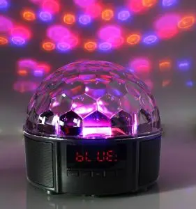 

Portable Bluetooth speaker with lights