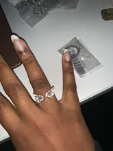 Anillo alas de Ángel ajustables de circonia para mujer, anillos Micro pavé de Color dorado, joyas anillos de moda, regalos para mujer