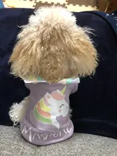Cute Pet Dog Clothes Puppy sweater T-shirt Shirt Cute Rainbow printing Pajamas Cat 