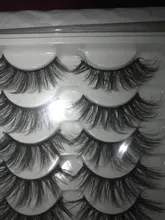 5/8/12 pares 3D pelo de visón pestañas falsas hecho a mano pestaña larga Natural Wispy pestañas tupidas reutilizable extensión de pestañas postizas