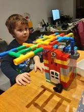 Toy Bricks-Accessories Building-Blocks Educational-Toys Water-Pipe Pipeline for Boy Tunnel