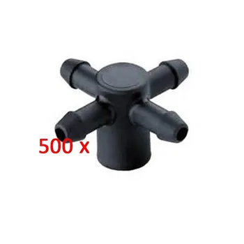 

Adapter 4 Outputs for droppers. 500 units | Adapter used in drip irrigation fittings. Measure 3mm.
