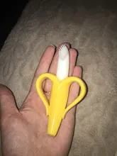 Cepillos dentales de entrenamiento de silicona para bebé, sin BPA, forma de plátano, mordedor seguro, juguetes para morder, anillo de dentición, regalo para mordedor de bebé
