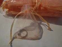 100 unids/lote 5x 7/7x 9/10x15cm bolsas de joyería de Organza bolsa de lazo de Organza bolsa de embalaje de la joyería bolsas joyería bolso bolsa de