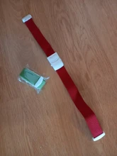 Torniquete de plástico ABS de liberación lenta y rápida, hebilla de torniquete de emergencia para deporte paramédico médico, 2,4x40cm, 1 ud.