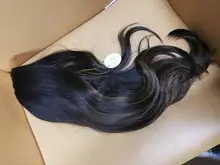 Pequeña LANA sintético Ombre negro marrón de oro con pelucas con reflejos largo ondulado resistente al calor de la parte media Cosplay pelucas para mujeres