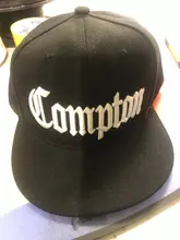 COMPTON-gorra de béisbol con bordado, sombrero de béisbol con bordado, Snapback, Hip Hop, deportiva, ajustable, Unisex, 2020