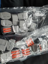 Cable-Connectors Splicing Push-In-Terminal-Block Fast-Wire Mini SPL-2/3 Compact Spring