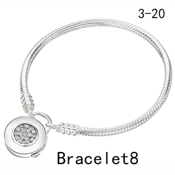 

2019 100% 925 Sterling Silver Classic Cute Bear Bracelet8 High Quality Fashion Good Female Ornament Factory Wholesale