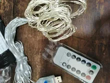 LED Garland Curtain Battery Fairy-Lights Window The on USB Christmas 3MX3M