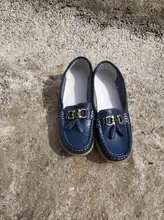 Zapatos planos de Ballet para mujer, mocasines transpirables de cuero recortados, náuticos, zapatillas informales de bailarina