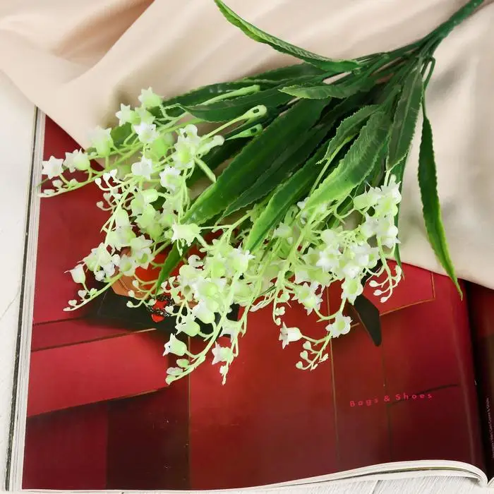 Bouquet young Lily of the Valley 34 cm (2 pcs) | Дом и сад