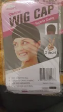 Alileader-Gorra de Peluca de alta calidad, casquillo de media a Navidad, Cosplay, malla elástica, 2 uds.