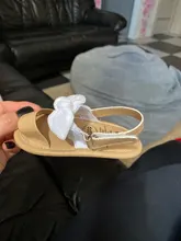 Sandalias antideslizantes con lazo para niñas de 0 a 18 meses, zapatos de princesa con lazo para bebés recién nacidas, sandalias de verano, de material PU