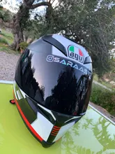 Casco Visor para AGV K5 K3SV motocicleta desmontable casco gafas moto casco lente Motocross Visor de cara completa