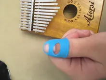 Bag Book Tune-Hammer Gecko Kalimba Thumb Instruction Koa Musical-Gift Aiersi 17-Keys