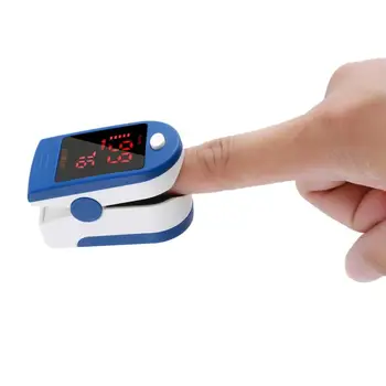 

Blood Oxygen Saturation Monitor Finger Pulse Oxygen Heart Rate Meter Portable Finger Clip Pulse Oximeter
