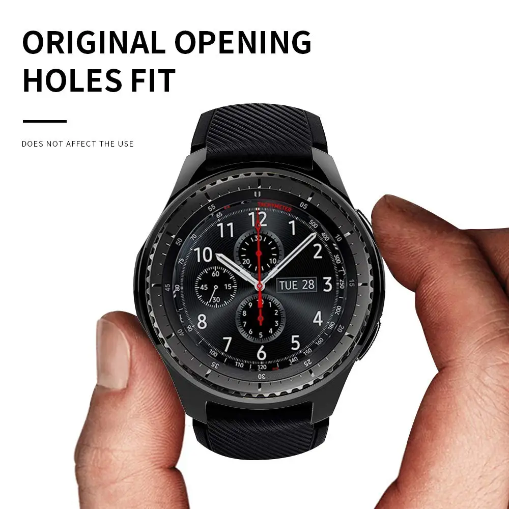 Чехол для Gear S3 Samsung Galaxy watch 46 мм 42 S 3 frontier сменный Универсальный защитный чехол