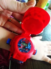 Reloj de dibujos animados de Disney para niños, 17 estilos, proyección 3D, superhéroes de dibujos animados, Spider-man, Iron Man, relojes digitales, juguete para niños