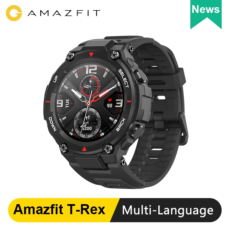 Смарт часы Amazfit T Rex 5 АТМ 20 дней без подзарядки 14 спортивных режимов|Смарт-часы| |