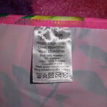 Bañador estampado para niñas de 2 a 16 años, conjunto de bikini para niños, con volantes, para la playa