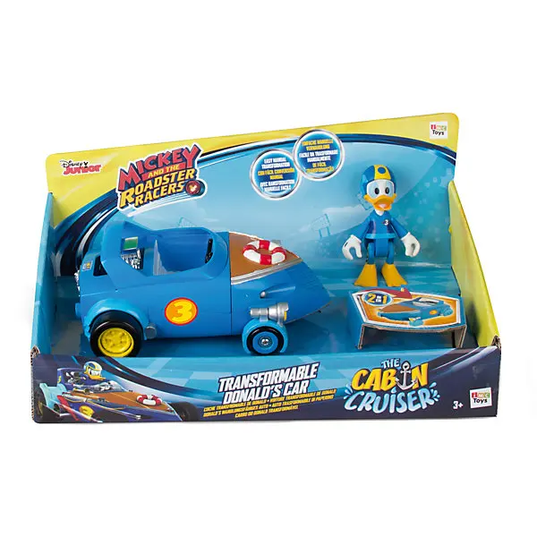 Игровой набор IMC Toys Микки и весёлые гонки "Автомобиль Дональда Дака", 2 в 1