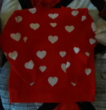 Nomikuma-suéter coreano de manga larga para mujer, Jersey de punto con corazón de amor, Tops informales, cuello redondo, b037, otoño e invierno, 2020