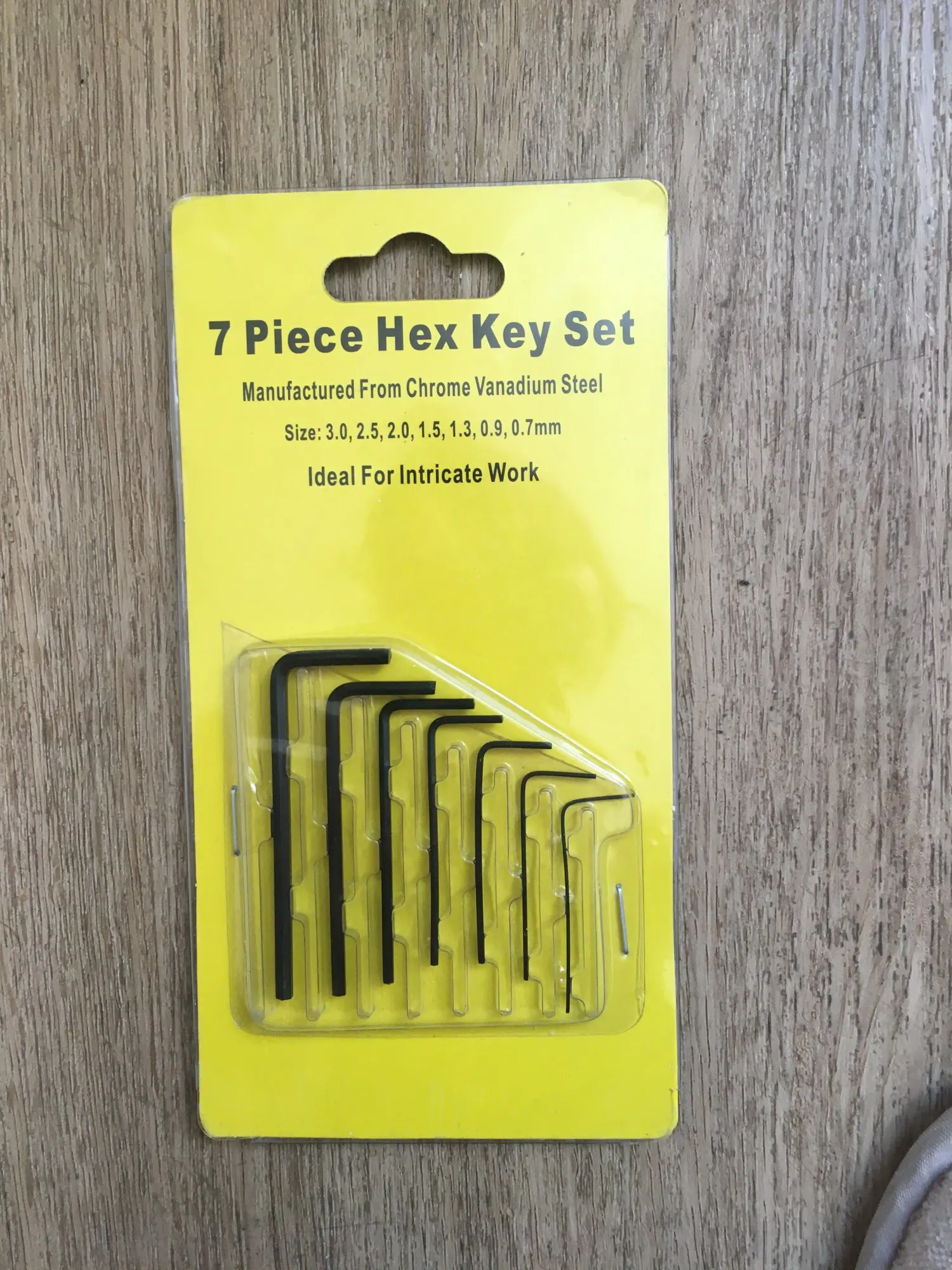 Bricolage 7Pcs/lot 0.7mm3mm Mini Hexagon Hex Allen Key Set Wrench