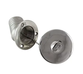 

Filler Neck for diesel fuel, corner, under the hose 38mm 852