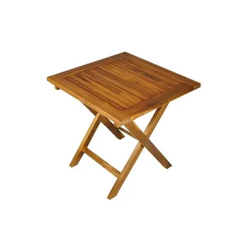 

Garden table wood coffee Table side table folding table bistro #5098