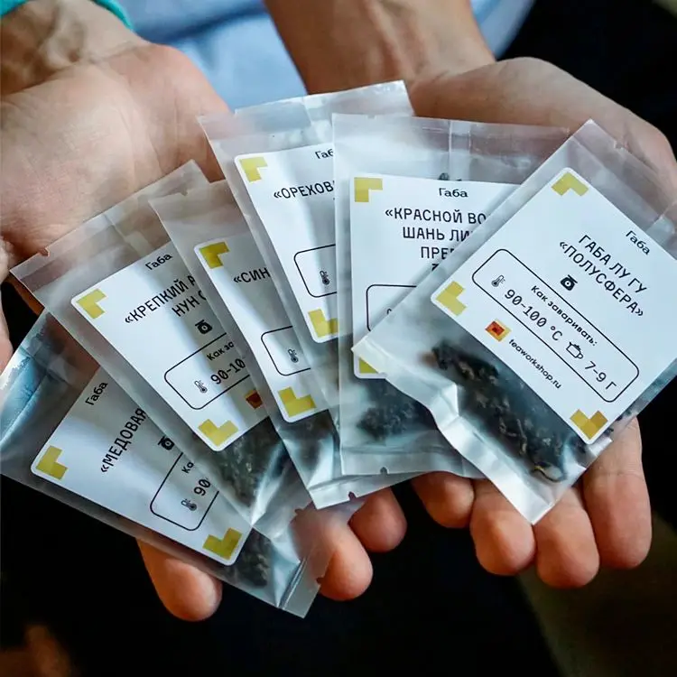 Set of Chinese tea | 10 kinds of tea | Puer Shu, Dian Hun Maofeng, Te Guan Yin, Da Hun Pao, green tea with Jasmine