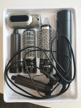 Secador de pelo 5 en 1 de un paso, voluminizador, giratorio, alisador de pelo, peine, cepillo rizador, secador de pelo para Herramienta de Peinado